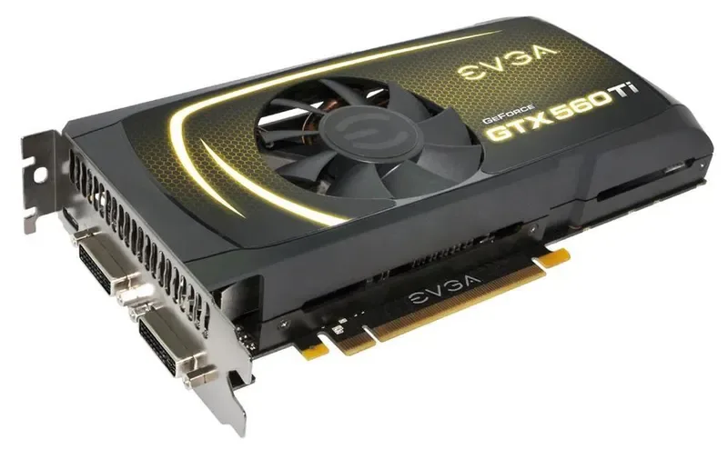 01G-P3-1563-B1 - EVGA GeForce GTX 560 Ti SuperClocked 1GB 256-Bit GDDR5 PCI Express 2.0 x16 HDCP Ready SLI Supported Video Graphics Card