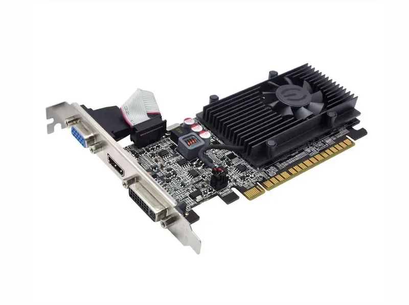 01G-P3-2615-RX - EVGA GeForce GT 610 1GB 64-Bit DDR3 PCI Express 2.0 x16 DVI/ HDMI/ D-Sub/ HDCP Ready Video Graphics Card