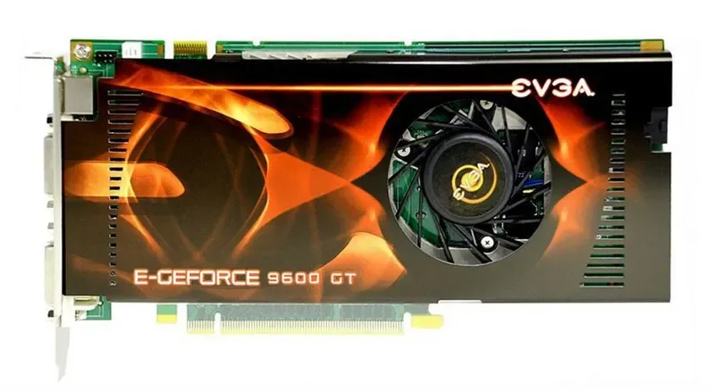 01G-P3-N869-B1 - EVGA GeForce 9600GT 1GB PCI Express Dual DVI/ HDTV Video Graphics Card