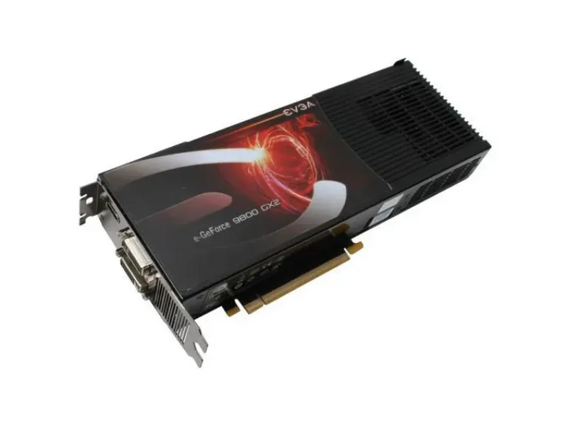 01G-P3-N892-KR - EVGA GeForce 9800 GX2 SC 1GB GDDR3 512-Bit HDCP Ready SLI Supported PCI Express 2.0 x16 Video Graphics Card