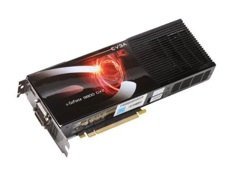 01G-P3-N895-AR - EVGA GeForce 9800 GX2 KO 1GB GDDR3 512-Bit HDCP Ready SLI Supported PCI Express 2.0 x16 Video Graphics Card