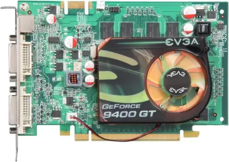 01G-P3-N945-RX - EVGA GeForce 9400 GT 1GB 128-Bit DDR2 PCI Express 2.0 x16 HDCP Ready SLI Support Video Graphics Card