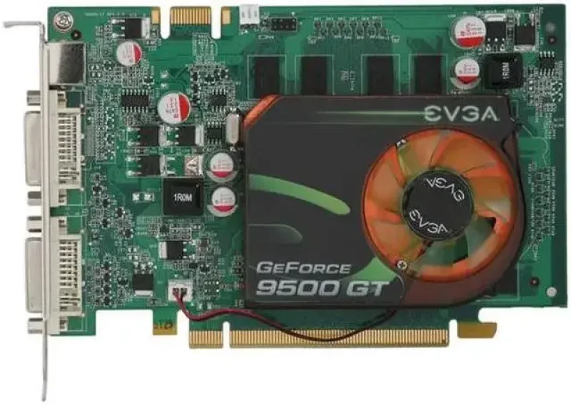 01G-P3-N959-B1 - EVGA Nvidia GeForce 9500 GT 1GB DDR2 128-Bit PCI-Express 2.0 X 16 Dual DVI Graphics Card