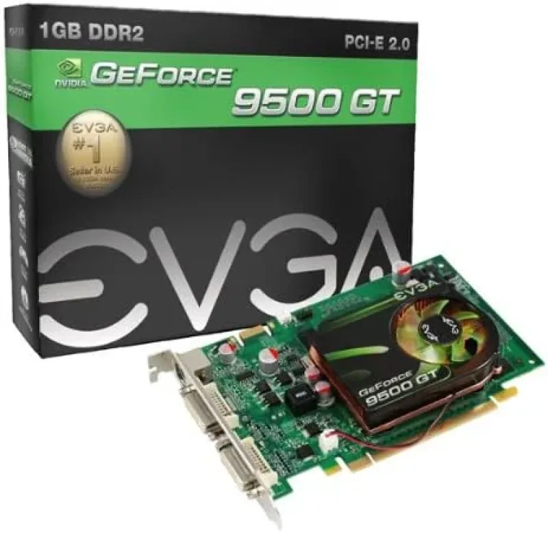 01G-P3-N959-TX - EVGA Nvidia GeForce 9500 GT 1GB DDR2 128-Bit PCI-Express 2.0 X 16 Dual DVI Graphics Card