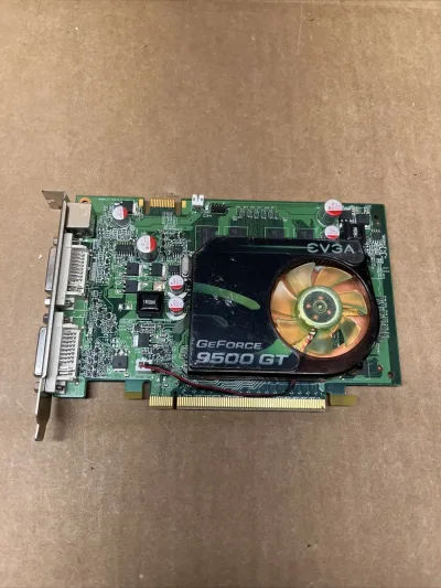 01GP3N959KE - EVGA Nvidia GeForce 9500 GT 1GB DDR2 128-Bit PCI-Express 2.0 X 16 Dual DVI Graphics Card