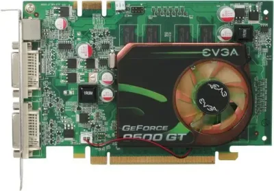 01GP3N959TR - EVGA GeForce 9500 GT 1GB 128-Bit DDR2 PCI Express 2.0 x16 Dual DVI/ HDTV/ S-Video Out/ HDCP Ready/ SLI Supported Video Graphics Card