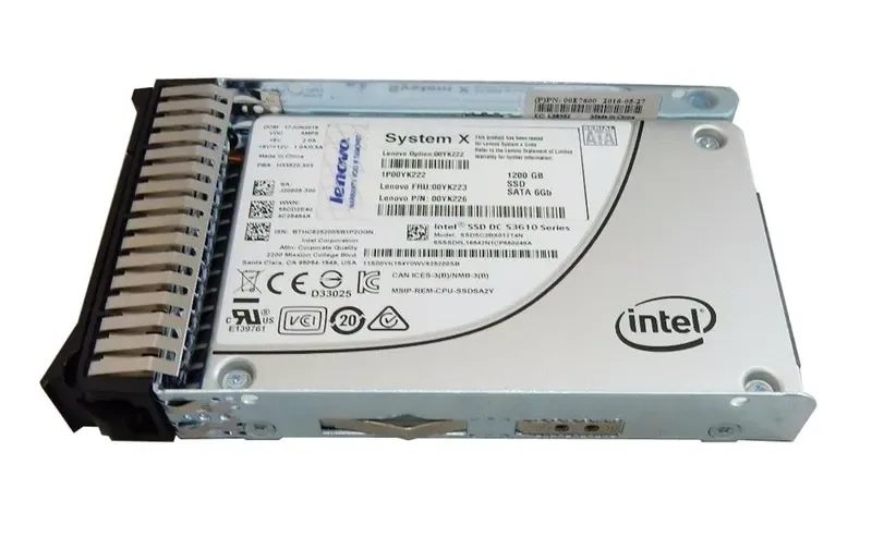 01GR803 - Lenovo 1.2TB Multi-Level Cell SATA 6Gbps SFF G3 Enterprise Entry 2.5-inch Solid State Drive