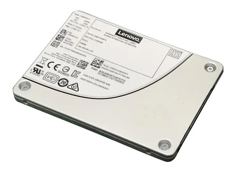 01GR856 - Lenovo 960GB Triple-Level Cell (TLC) SATA 6Gb/s Hot-Swappable Enterprise Entry 3.5-inch Solid State Drive
