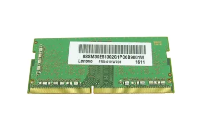 01HW756 - Lenovo 4GB DDR4-2400MHz PC4-19200 non-ECC Unbuffered CL17 260-Pin SoDimm 1.2V Single Rank Memory Module