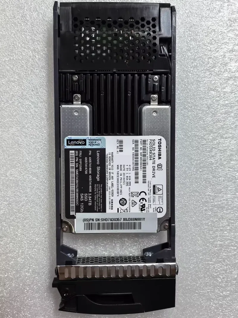 Lenovo 01PG589 3.84TB SAS 12Gb/s Hot Swap 2.5-inch Solid State Drive . In Stock