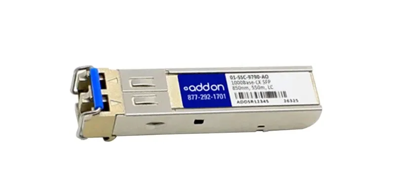 01SSC9790AO - Addonics 1Gbps 1000Base-LX SFP Single-mode Fiber 1310nm 10km Lc Transceiver Module
