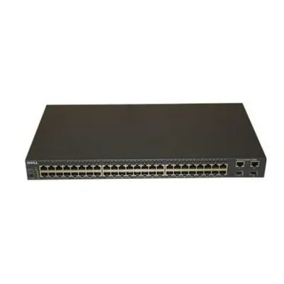 01T144 - Dell PowerConnect 3048 48 x Ports 10/100 + 2 x Ports SFP + 2 x 10/100/1000 Fast Ethernet Managed Network Switch