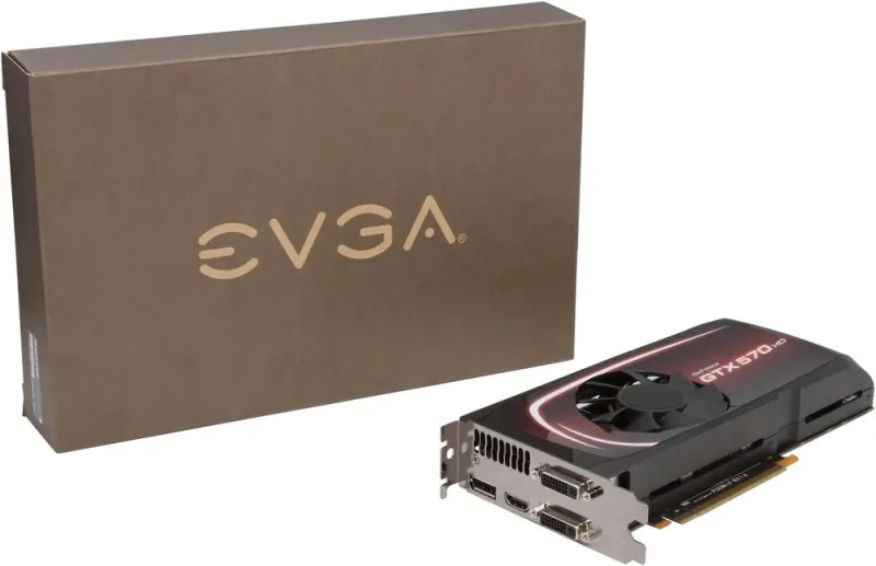 025-P3-1579-A1 - EVGA GeForce GTX 570 HD 1.2GB PCI Express DVI/ HDMI/ DisplayPort Video Graphics Card