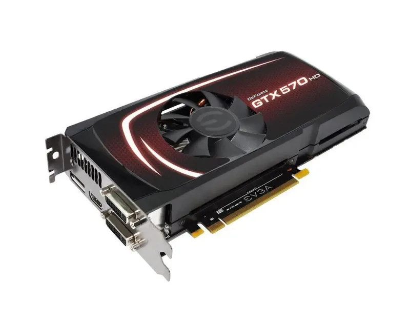 025-P3-1579-BR - EVGA GeForce GTX 570 HD 2.5GB GDDR5 PCI Express 2.0 Dual-Link DVI-I/ HDMI Video Graphics Card