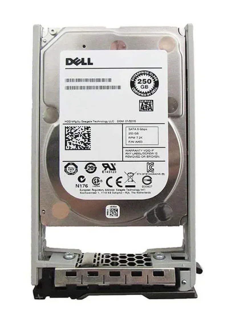 0295CV - Dell 250GB 7200RPM SATA 6Gb/s 2.5-inch Hard Drive