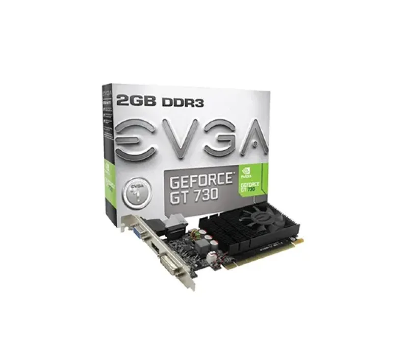 02G-P3-2732-KR - EVGA GeForce GT 730 2GB DDR3 128bit DVI/HDMI/VGA Low Profile Graphics Card