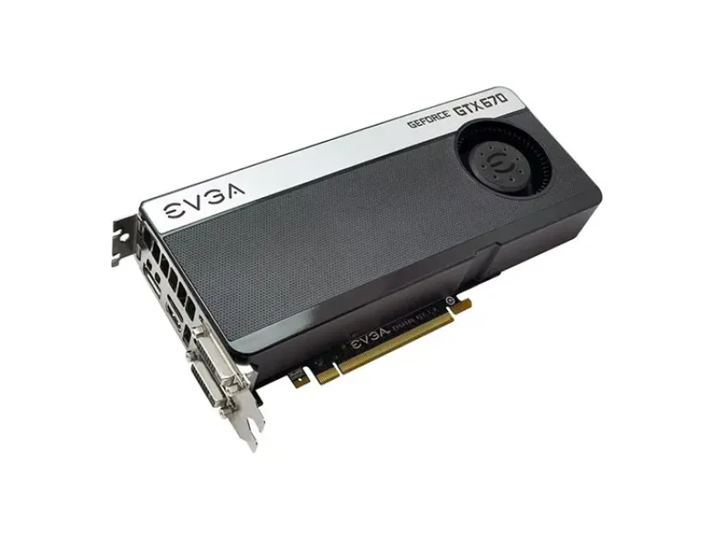 02G-P4-2672-B1 - EVGA GeForce GTX 670 SuperClocked 2GB 256-Bit GDDR5 PCI Express 3.0 x16 HDCP Ready SLI Supported Video Graphics Card