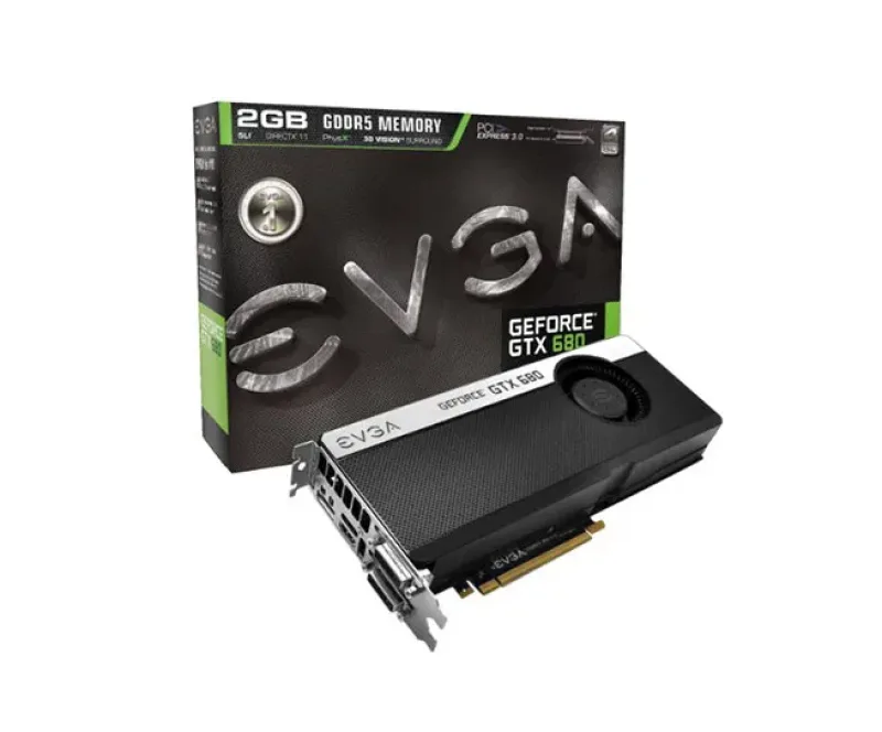 02G-P4-2680-DX - EVGA GeForce GTX 680 2GB GDDR5 256-Bit PCI-Express 3.0 x16 Dual-Link DVI Graphics Card