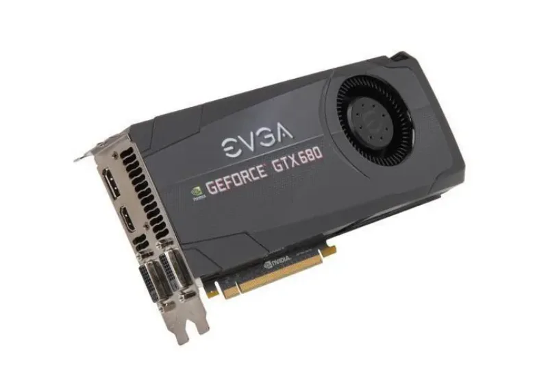 02G-P4-2684-A1 - EVGA GeForce GTX 680 2GB GDDR5 256-Bit PCI Express 3.0 x16 Dual DVI/ HDMI/ DisplayPort/ HDCP Ready/ SLI Ready Video Graphics Card