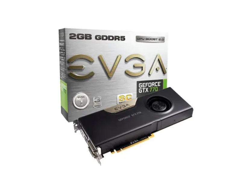 02G-P4-2774-TR - EVGA GeForce GTX 770 SuperClocked 2GB GDDR5 256-Bit PCI-Express 3.0 x16 Dual DVI Graphics Card