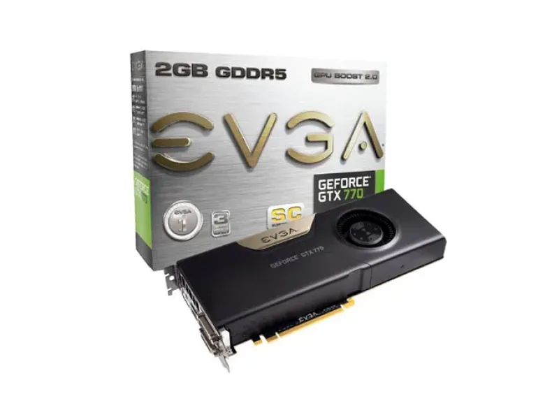 02G-P4-2776-AR - EVGA GeForce GTX 770 Dual 2GB GDDR5 256-Bit PCI-Express 3.0 x16 DVI-I DVI-D Graphics Card