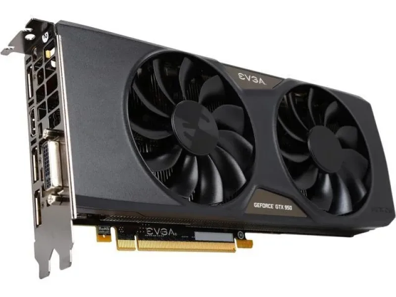02G-P4-2956-KR - EVGA GeForce GTX 950 2GB SC+ Gaming, Silent Cooling Graphics Card