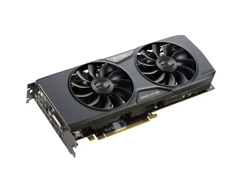 02G-P4-2957-B1 - EVGA GeForce GTX 950 SSC 2GB 128-Bit GDDR5 PCI Express 3.0 DVI-I/ HDMI/ 3x DisplayPort Video Graphics Card