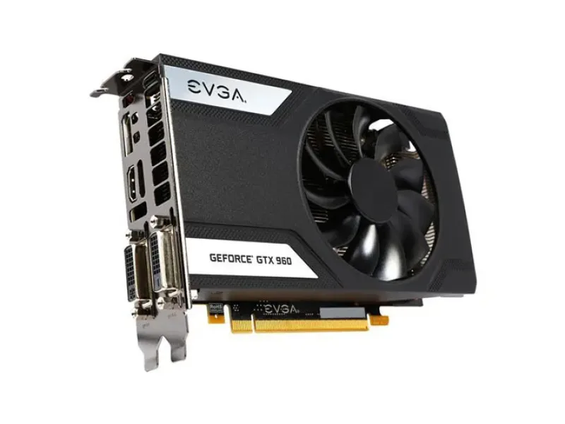02G-P4-2962-L1 - EVGA GeForce GTX 960 SuperClocked 2GB DDR5 128-Bit PCI Express DVI-I/DVI-D/ HDMI/ DisplayPort Video Graphics Card