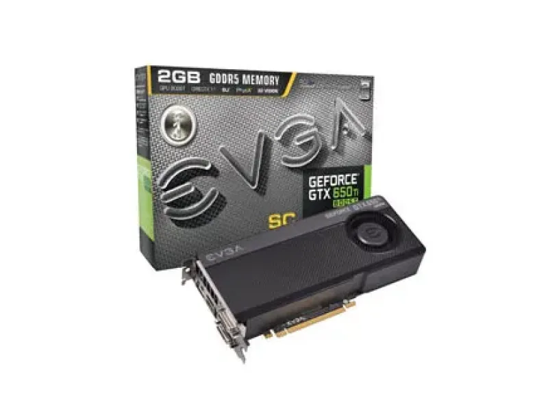 02G-P4-3658-L1 - EVGA GeForce GTX 650 Ti 2GB 192-Bit GDDR5 PCI-Express 3.0 x16 Dual DVI Graphics Card