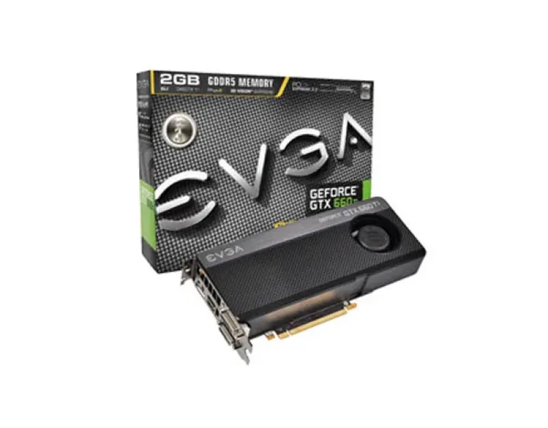 02G-P4-3662-L1 - EVGA GeForce GTX 660 Ti SuperClocked 2GB 192-Bit GDDR5 PCI Express 3.0 x16 HDCP Ready/ SLI Support Video Graphics Card