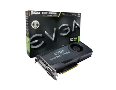 02G-P4-3682-TR - EVGA Nvidia Geforce GTX 680 2GB GDDR5 256-Bit PCI Express 2.0 x16 Dual DVI/ HDMI Video Graphics Card for Mac