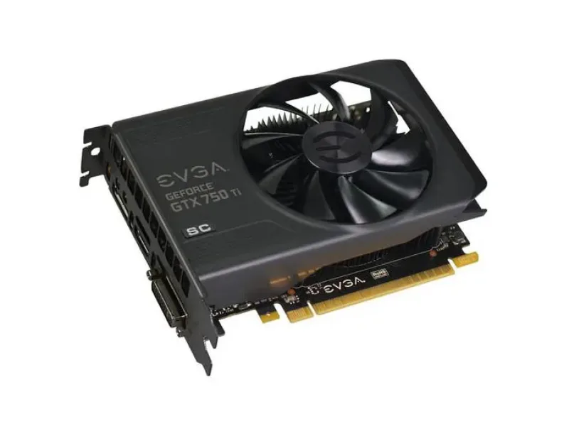 02G-P4-3753-B1 - EVGA GeForce GTX 750 Ti SuperClocked 2GB GDDR5 128-Bit PCI Express 3.0 x16 DVI-I/ HDMI/ DisplayPort Video Graphics Card
