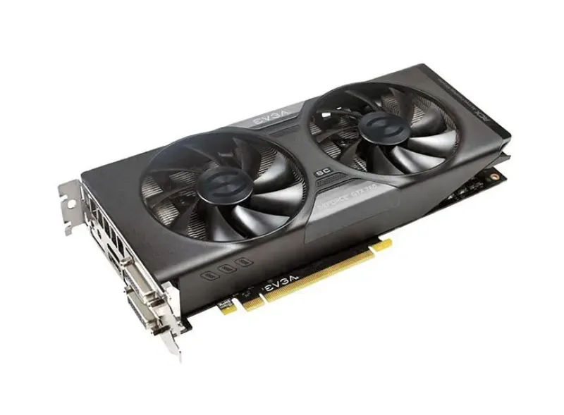 02G-P4-3765-B1 - EVGA GeForce GTX 760 Dual SuperClocked 2GB 256-Bit GDDR5 PCI Express 3.0 x16 DVI-I DVI-D/ HDMI SLI Support Video Graphics Card