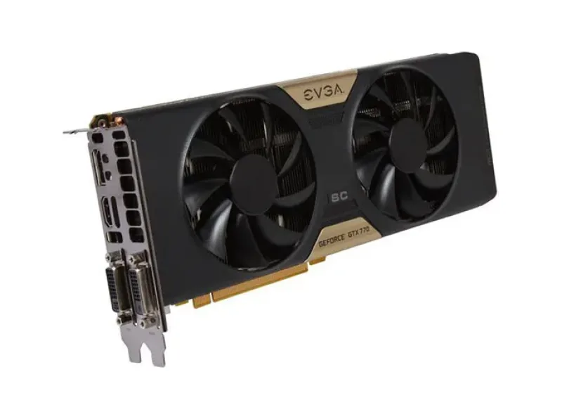 02G-P4-3771-AR - EVGA GeForce GTX 770 SC 2GB 256-Bit GDDR5 PCI Express 3.0 x16 Dual DVI/ HDMI/ DisplayPort/ SLI Support Video Graphics Card