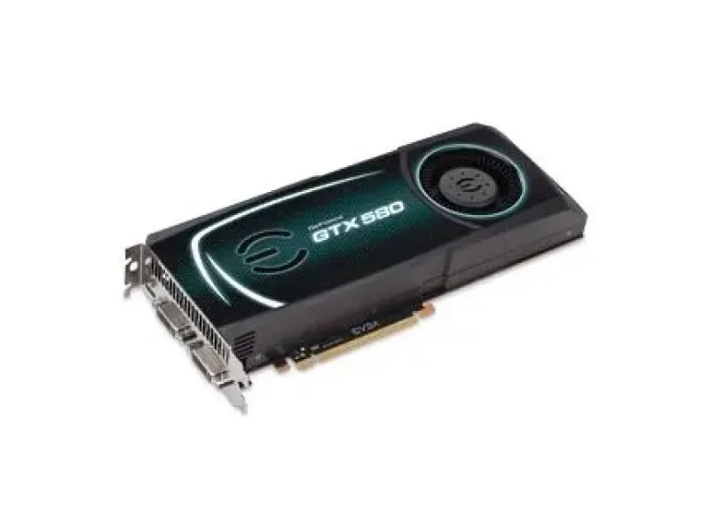 03G-P3-1584-KR - EVGA GeForce GTX 580 3GB GDDR5 384-Bit PCI Express 2.0 Dual DVI/ Mini HDMI Video Graphics Card