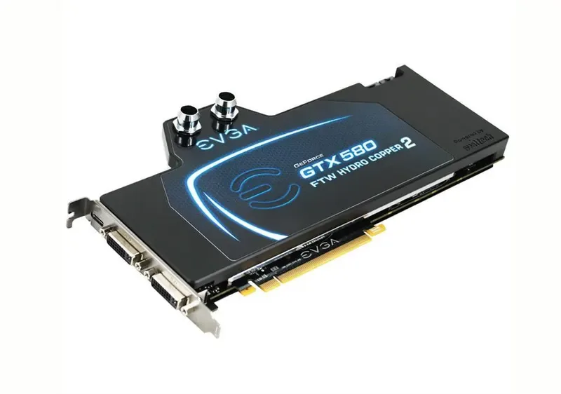 03G-P3-1591-S1 - EVGA GeForce GTX 580 Hydro Copper 2 3GB 384-Bit GDDR5 PCI Express 2.0 x16 HDCP Ready/ SLI Support Video Graphics Card