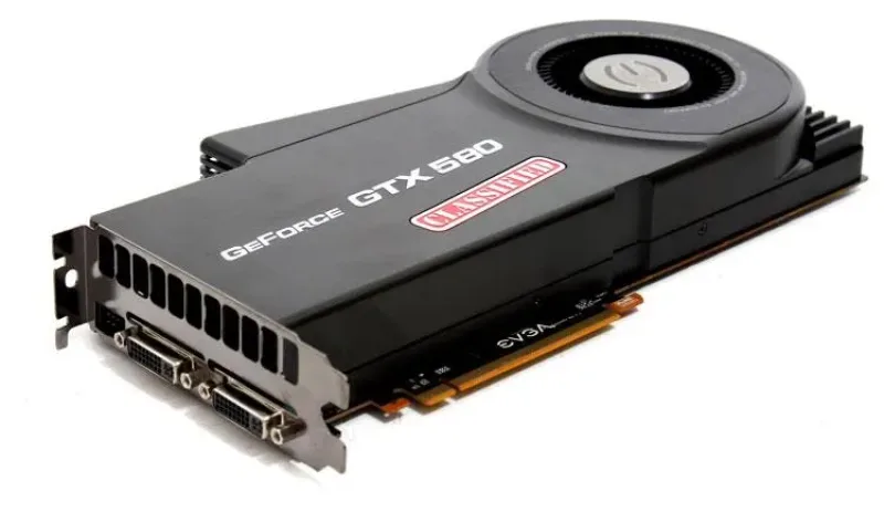 03G-P3-1594-ET - EVGA GeForce GTX 580 (Fermi) 3GB GDDR5 384-Bit PCI-Express 2.0 x16 2x DVI Graphics Card