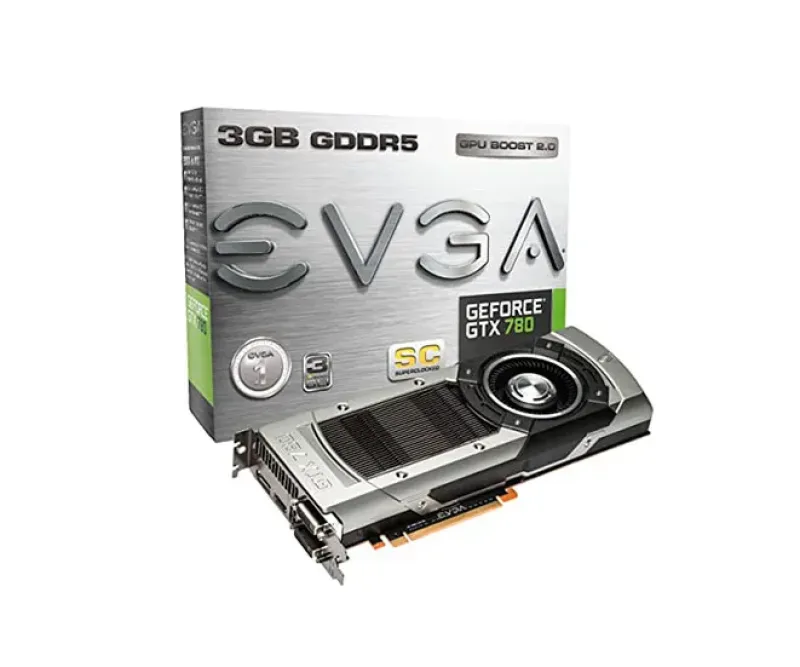 03G-P4-2785-SX - EVGA GeForce GTX 780 SuperClocked 3GB GDDR5 384-Bit 2-Dual Link DVI/ HDMI/ DisplayPort 1.2 PCI Express 3.0 Video Graphics Card