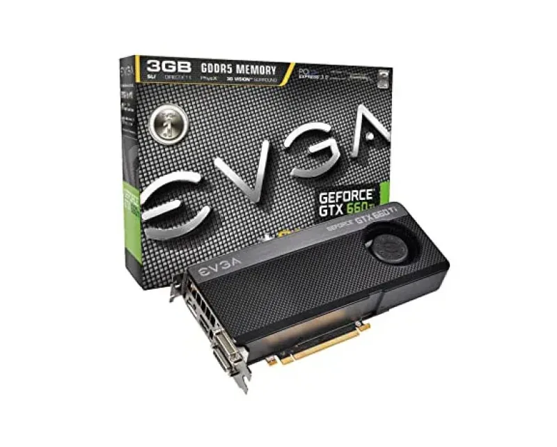 03G-P4-3663-L1 - EVGA GeForce GTX 660 Ti SC+ 3GB GDDR5 PCI Express 3.0 x16 DVI-I/ DVI-D/ HDMI/ Display-Port/ SLI Support Video Graphics Card