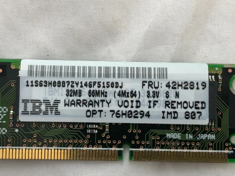 03N3937 - IBM 133MHz 66MHz 8KB