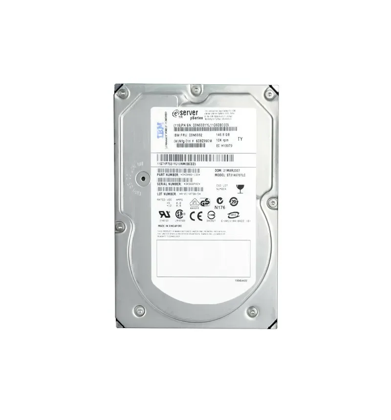 03N6331 - IBM 146GB 15000RPM Ultra 320 SCSI 3.5-inch Hard Drive