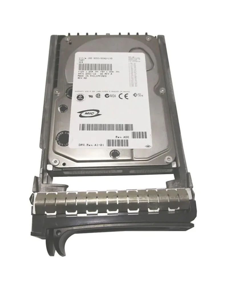 03R865 - Dell 36GB 10000RPM Ultr160 SCSI 80-Pin 3.5-inch Hard Drive