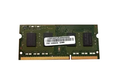 03X6655 - Lenovo 2GB DDR3-1600MHz PC3-12800 non-ECC Unbuffered CL11 204-Pin SoDimm 1.35V Low Voltage Single Rank Memory Module