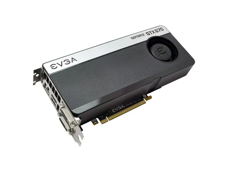 04G-P4-2673-B1 - EVGA GeForce GTX 670 SuperClocked 4GB GDDR5 256-Bit PCI-Express 3.0 x16 Dual DVI Graphics Card