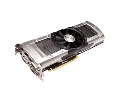 04G-P4-2690-E1 - EVGA GeForce GTX 690 4GB DDR5 512-Bit PCI Express 3.0 x16 3x DVI/ Mini DisplayPort/ HDCP Ready/ SLI Support Video Graphics Card