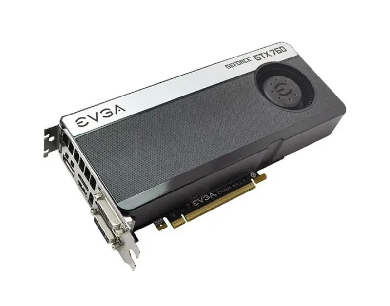 04G-P4-2766-KR - EVGA GeForce GTX 760 4GB 256-Bit GDDR5 PCI Express 3.0 x16 Dual DVI/ HDMI/ DisplayPort/ SLI Support Video Graphics Card