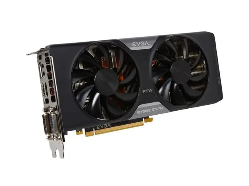 04G-P4-2766-L1 - EVGA GeForce GTX 760 4GB 256-Bit GDDR5 PCI Express 3.0 x16 Dual DVI/ HDMI/ DisplayPort/ SLI Support Video Graphics Card