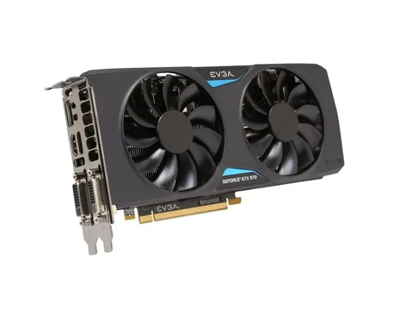 04G-P4-2976-KR - EVGA GeForce GTX 970 4GB GDDR5 256-Bit PCI Express 3.0 SLI Support ACX 2.0 Video Card