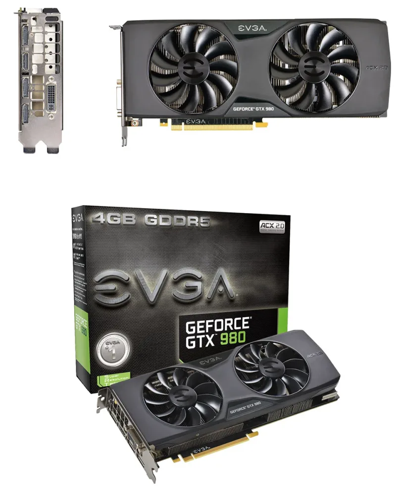 04G-P4-2981-KR - EVGA GeForce GTX 980 4GB GAMING ACX 2.0, Graphics Card