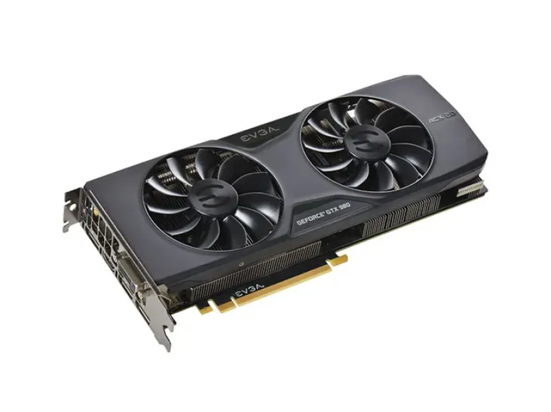 04G-P4-2983-AR - EVGA GeForce GTX 980 SuperClocked ACX 2.0 4GB GDDR5 256-Bit PCI-Express 3.0 x16 DVI Graphics Card